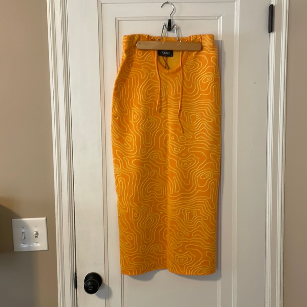 Cider knit midi skirt